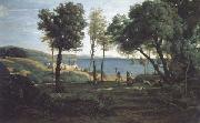 Site des environs de Naple (mk11) Jean Baptiste Camille  Corot